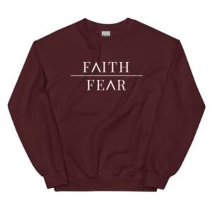 Faith Over Fear Crewneck Sweatshirt